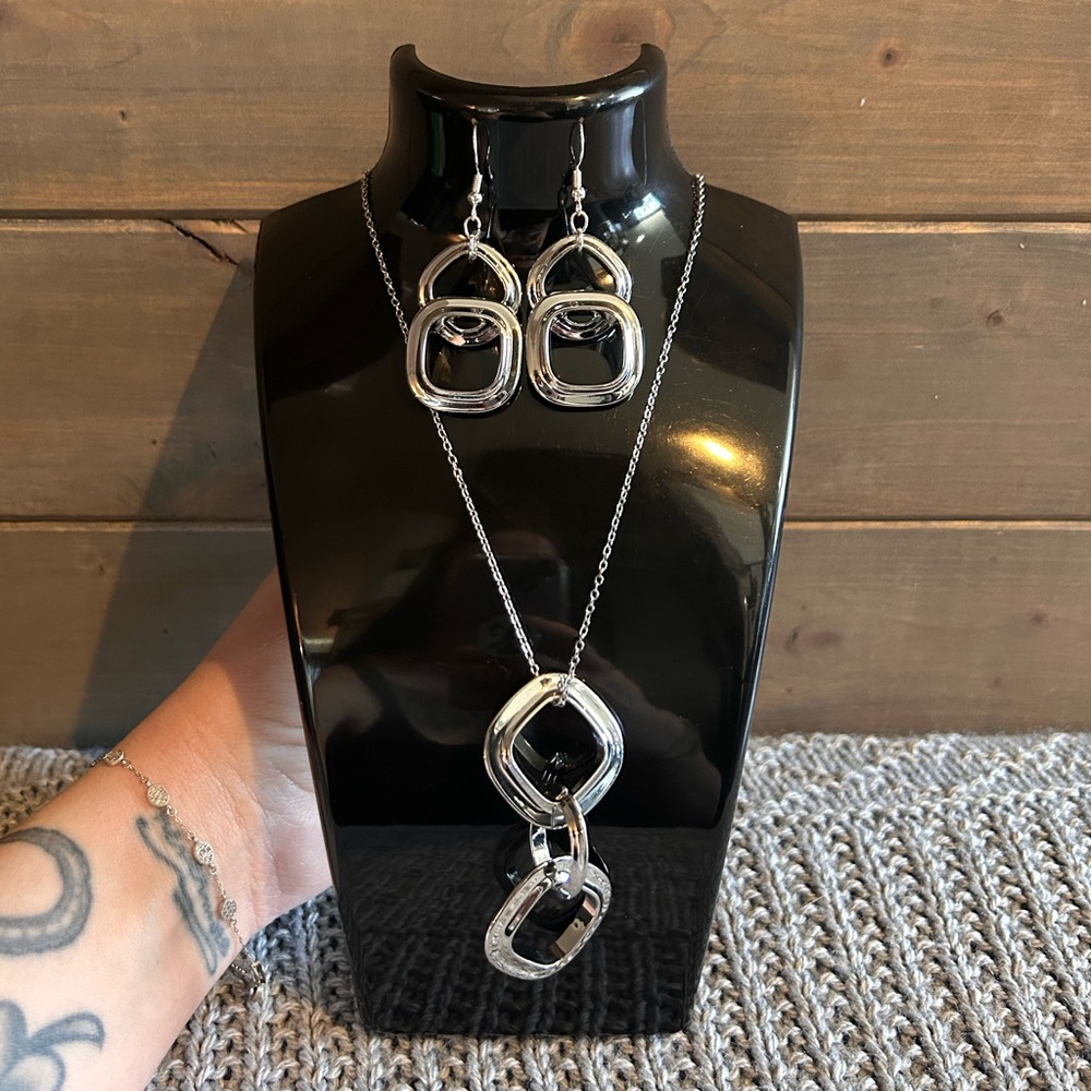 Hand Crafted Geometric Jewelry Set